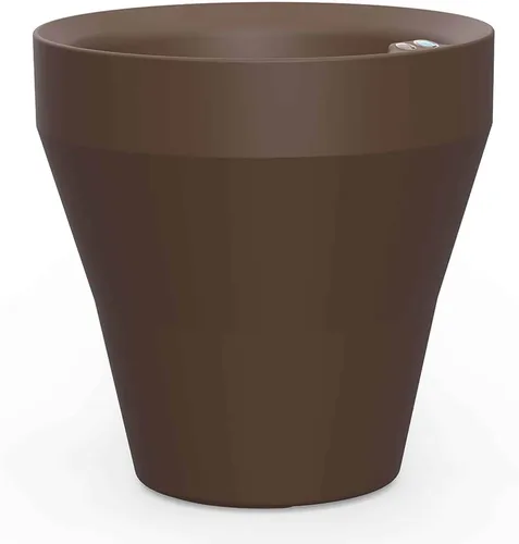 Vista 17 de Crescent Garden Rim TruDrop - Maceta de riego automático, 18 pulgadas (blanco alpino)