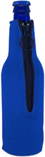 Vista 9 de Botella de cerveza de neopreno en blanco Coolie (1, negro)