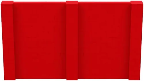Vista 164 de EverBlock Kit de pared de 5 x 4 pies Bloques de construcción modulares Sistema de pared para edificios, pantallas y estructuras Divisor