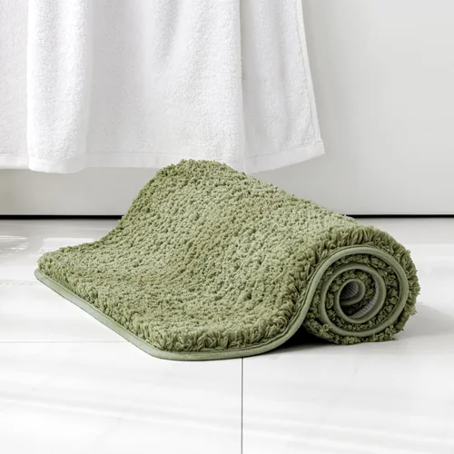 Vista 44 de MIULEE Alfombras de baño negras, suaves y pequeñas, absorbentes, antideslizantes, de secado rápido, esponjosas, para baño, bañera y duchas, lavables