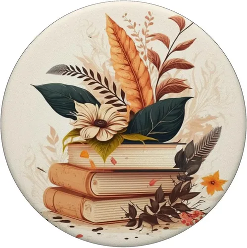 Vista 3 de amante de los libros biblioteca de lectura linda lectura PopSockets intercambiable PopGrip