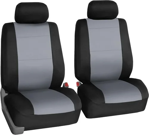 Vista 15 de FH Group Juego completo de fundas de neopreno impermeables para asiento de automóvil, de tres filas y 7 plazas, listas para bolsa de aire