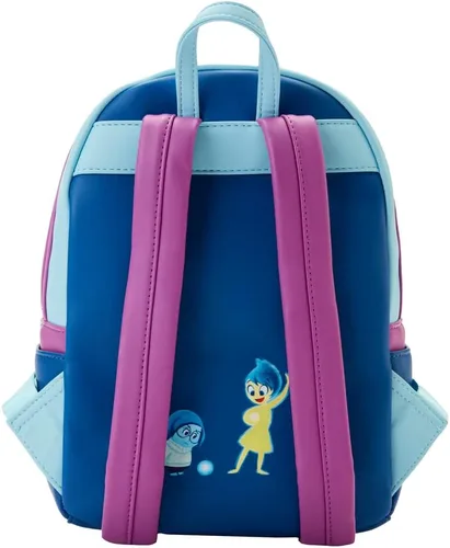 Vista 3 de Loungefly Pixar Moments Inside Out - Bolsa de hombro con doble correa y panel de control, Multi colorido, Mini