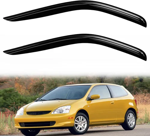 Vista 46 de 4 protectores de lluvia para Chevy Equinox 2010-2017, viseras de ventana, deflectores, parasoles, cinta de ventilación en canal hacia fuera