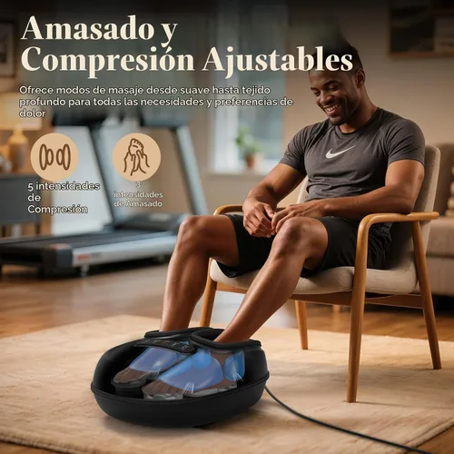 Vista 2 de Masajeador de pies con calor para neuropatía - [2026 actualizado], HSA Negro