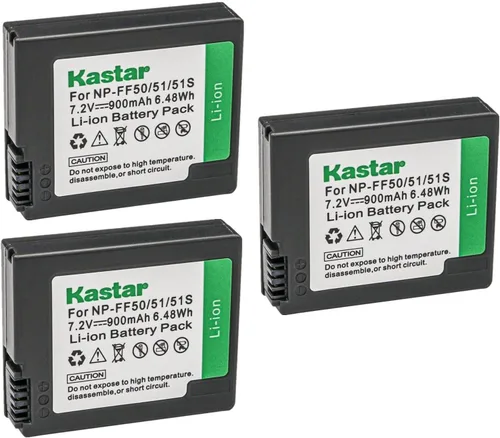 Vista 5 de Kastar Batería NP-FF50 / NP-FF51 / NP-FF51S de repuesto para Sony DCR-PC106, DCR-PC106E, DCR-PC107, DCR-PC107E, DCR-PC108, DCR-PC108E, DCR-PC109
