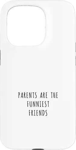 Vista 14 de iPhone 16 Parents are the funniest friends Case