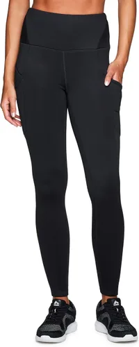 Vista 5 de Avalanche Leggings de cintura alta con forro polar y bolsillo con cremallera para mujer