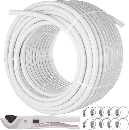 Vista 10 de Happybuy Tubo PEX 1 pulgada, 91 metros Tubo PEX para plomería de agua radiante sin barrera Pex-B?1" Sin barrera/91M/Rojo?