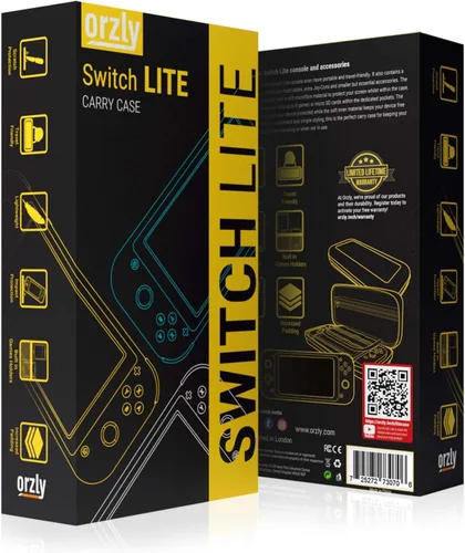 Vista 2 de Funda de transporte para Nintendo Switch Lite Funda de transporte portátil con almacenamiento para juegos y accesorios Switch Lite