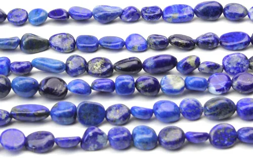 Vista 18 de MJDCB Cuentas de piedra de forma irregular natural de 8-10 mm, turquesa de África, piedras preciosas para sanación energética, para hacer joyas