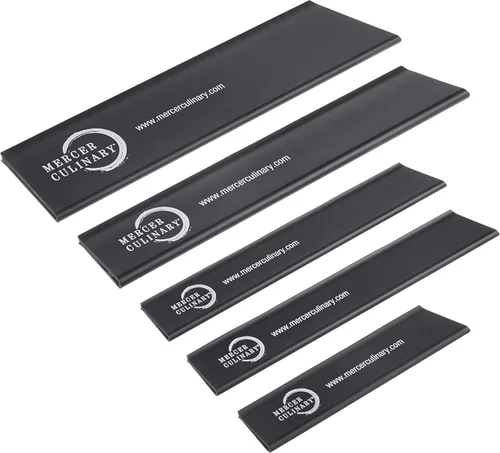 Vista 19 de Mercer Culinary Juego de protectores de cuchillos de 4 piezas, color negro