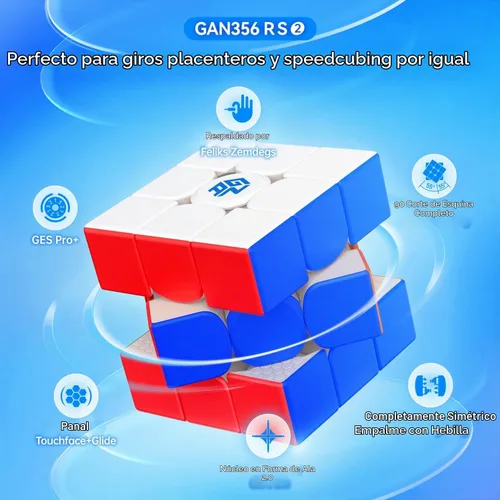 Vista 2 de GAN 356 R S 2, 3x3 Speed Cube STEM Puzzle para niños