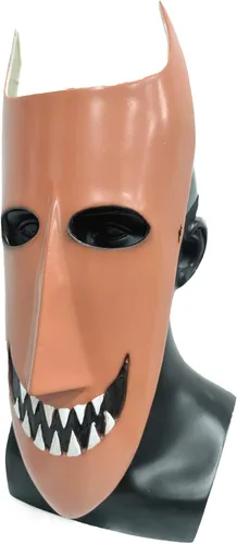 Vista 2 de The Christmas Lock Shock and Barrel Mask - Máscara de látex para cosplay, disfraces de Halloween