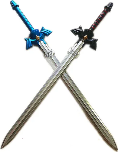 Vista 7 de Damdos Espada de espuma sintética para Halloween, para cosplay, espada de cielo, escudo Kirito Kirigaya, aliento de enlace de flecha de arco