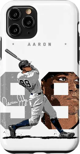Vista 29 de Aaron Judge Number Portrait Baj New York MLBPA Case for iPhone 17