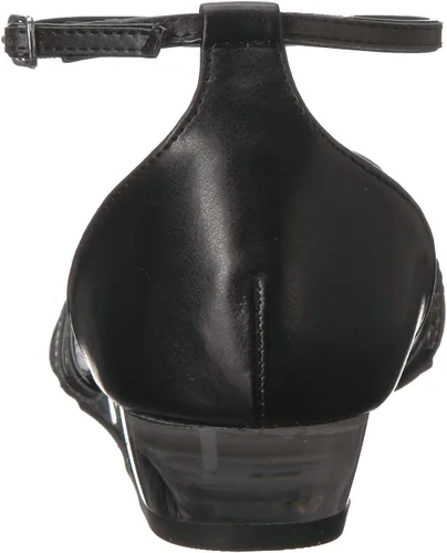 Vista 3 de Easy Street Sandalias de cuña cruzada Tarrah de piel sintética para mujer