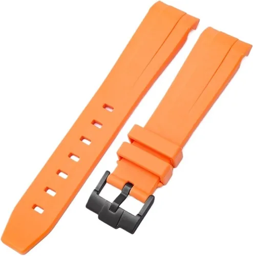 Vista 16 de Correa de camuflaje para Omega Moon Curvo Extremo Pulsera de goma de silicona Hombres Mujeres Sport Watch Band Accesorio 0.787 in