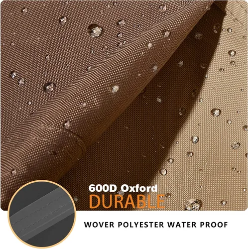 Vista 7 de ANartcle Cubierta para Fuente de Exterior D 32" x A 38", 600D Impermeable Uso Pesado Cubiertas para Fuentes de Exterior, Cubierta Protectora