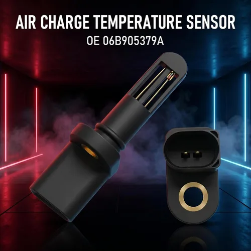 Vista 3 de Nuevo sensor de temperatura de carga de aire 06B905379A Reemplazo para VW Audi A3 A4 A5 Q5 TT Beetle CC Compatible con Tiguan Golf Jetta Passat