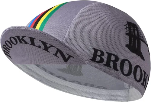 Vista 18 de Brooklyn - Gorra de ciclismo retro para usar debajo del casco, forro de casco de ciclismo, transpirable y absorción de sudor