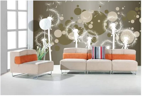 Vista 16 de Mural de pegatina removible para decorar el hogar Bonito árbol de cerezo en flor