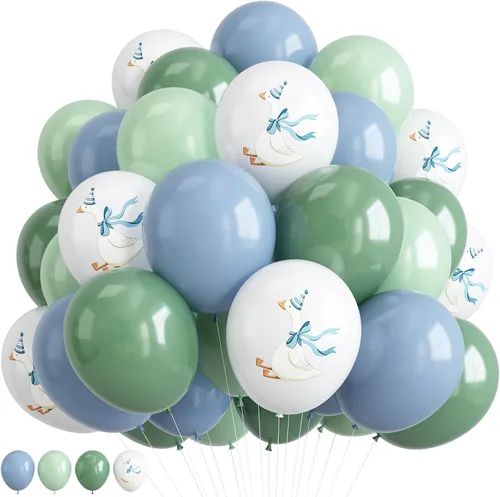 Vista 30 de Globos con estampado de guepardo para decoraciones de cumpleaños, 30 cm, globos de látex con estampado de leopardo en colores negro, marrón