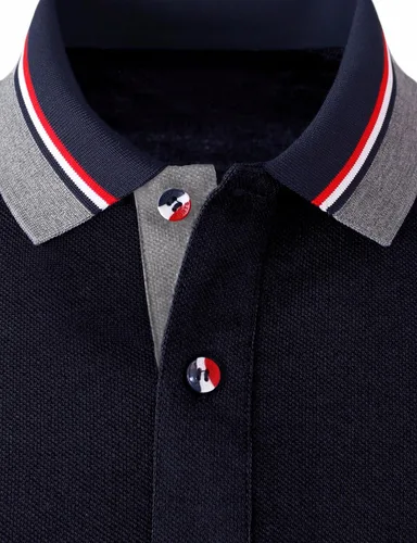 Vista 4 de Polo de manga corta de piqué para hombre