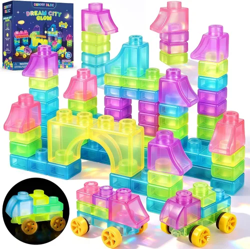 Vista 12 de JOY SPOT! 54 bloques de construcción suaves para niños pequeños, bloques