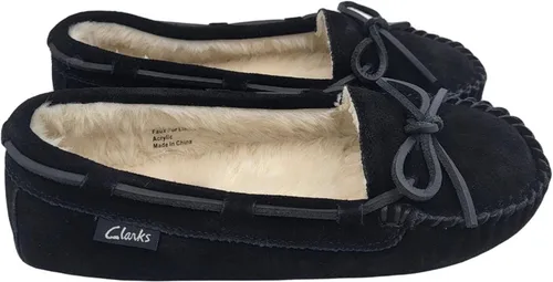 Vista 4 de Clarks Mocasines de gamuza para mujer para interiores y exteriores