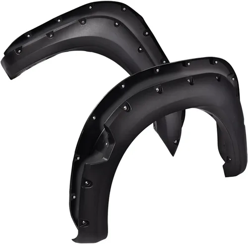 Vista 13 de G-PLUS Guardafangos 4 piezas, compatible con Nissan Titan 2004-2015 sin caja de bloqueo lateral, remaches de bolsillo, protector de cubierta