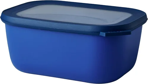 Vista 35 de Mepal Cirqula - Recipiente circular rectangular para almacenar y servir alimentos de 67.6 fl oz / 68 onzas con tapas transparentes, perfecto