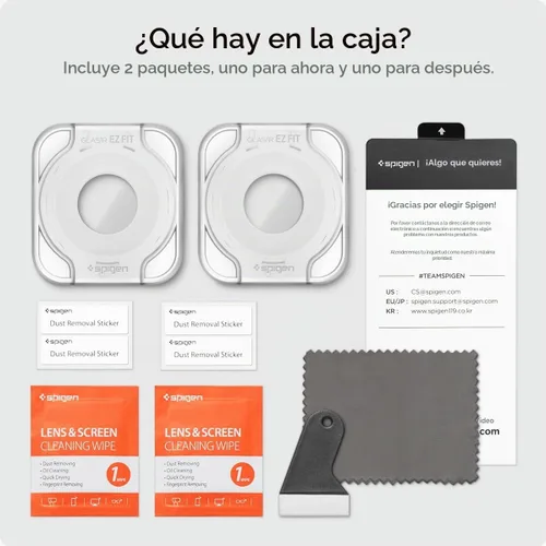 Vista 7 de Spigen GlasTR EZ FIT - Protector de pantalla para Galaxy Watch 6 Classic