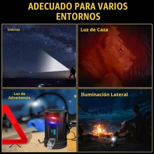 Vista 6 de Foco recargable con trípode de 100000 lúmenes