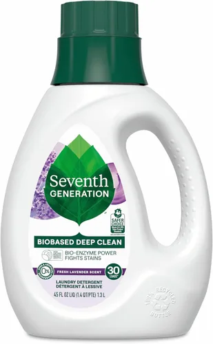 Vista 12 de Seventh Generation Detergente líquido para ropa, aroma cítrico fresco, 60 cargas, combate las manchas, 90 onzas líquidas