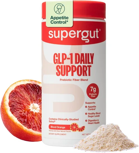 Vista 10 de Supergut GLP1 Daily Support - Suplemento en polvo de GLP-1 de alta fibra para mujeres y hombres, mezcla de bebida sin azúcar para la salud