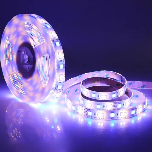 Vista 8 de LEDENET RGB+ CCT RGBWW Tira de luces LED DC24V 540LEDs 2800K-6500K cambio a todo color 5050 RGB 2835 luz blanca cálida luz blanca flexible LED cinta