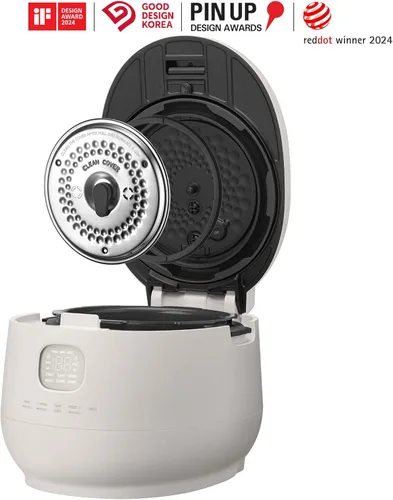 Vista 2 de Cuchen CRH-TWK0640WUS Calefacción IH Arrocera de presión de calentamiento por inducción dual 6 personas, 1.5 Quarts (1.42 litros) 6 tazas