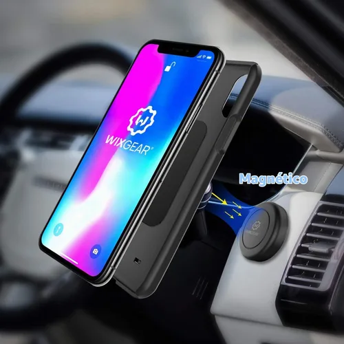 Vista 6 de WizGear soporte magnético plano para el tablero del auto, para teléfonos celulares y tabletas mini con tecnología de adhesión rápida - Extra delgado