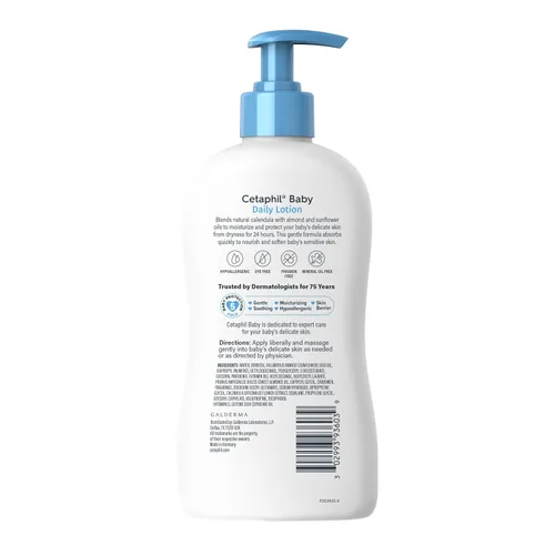Vista 8 de Cetaphil Baby Daily Loción Orgánica Caléndula Piel Sensible 13.5 oz