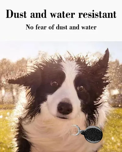 Vista 4 de ANDRIU Funda compatible con Air Tag, funda protectora con soporte para llavero de bucle, resistente a los arañazos para cartera, equipaje, perro