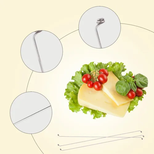 Vista 4 de 10 alambres para cortar queso, 5.5 pulgadas, alambre de repuesto para cortar quesos suaves, patés