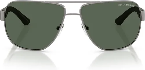 Vista 5 de Armani Exchange Mens AX2012S Rectangular Sunglasses