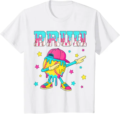 Vista 72 de Baseball Life Style 101 Apparel Youth Drip Baseball Boys Kid Camiseta