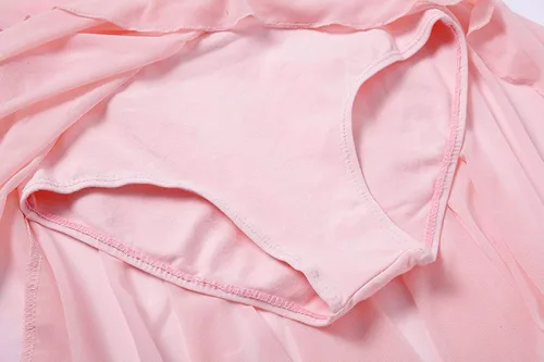 Vista 7 de MdnMd Leotardos de ballet para niñas pequeñas con falda, vestidos de bailarina, trajes de tutú
