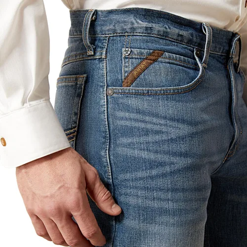 Vista 5 de ARIAT, pantalón vaquero M2 de ajuste holgado para hombre, corte de bota