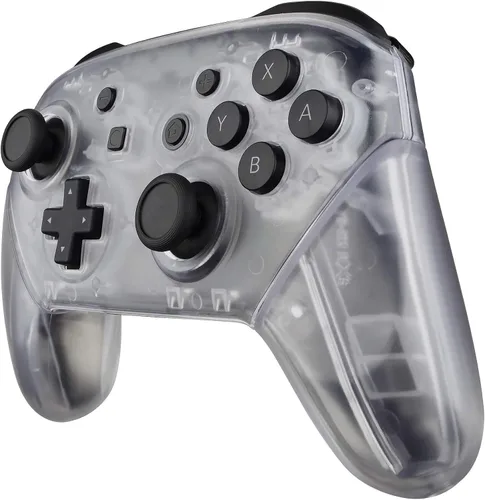 Vista 7 de eXtremeRate - Placa frontal trasera y asas para controlador NS Switch Pro carcasa de repuesto para NS Switch Pro controlador no incluido
