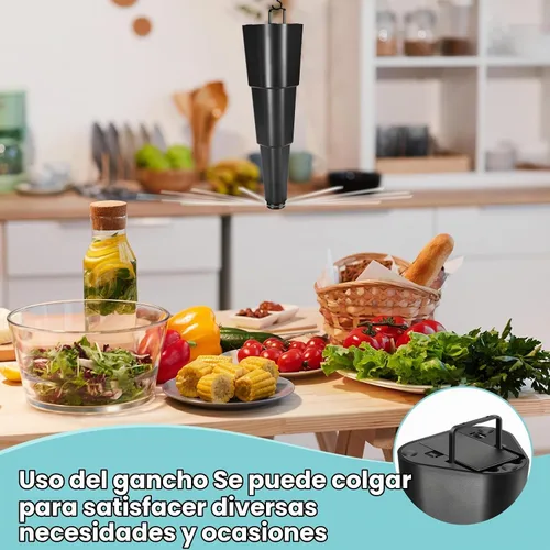 Vista 6 de Ventiladores de mosca para mesas, ventilador de mosca para exteriores e interiores que mantienen alejadas las moscas, giratorio de mesa