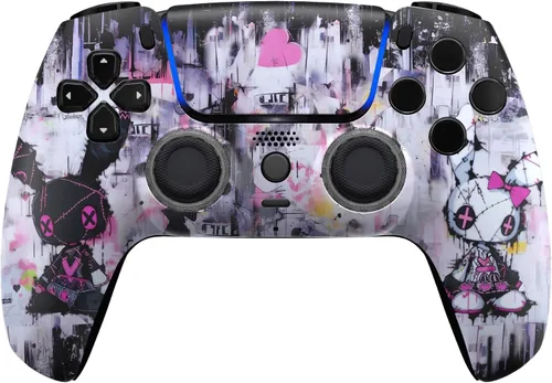Vista 27 de ProControllers LLC Custom Wireless Controller for PS5 - Hand Airbrushed & Multiple Designs Available (Alligator)