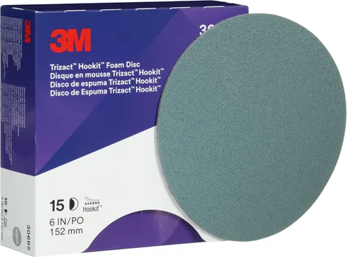 Vista 4 de 3M (30662) Hookit Trizact 6" 5000 disco de espuma tipo Grit
